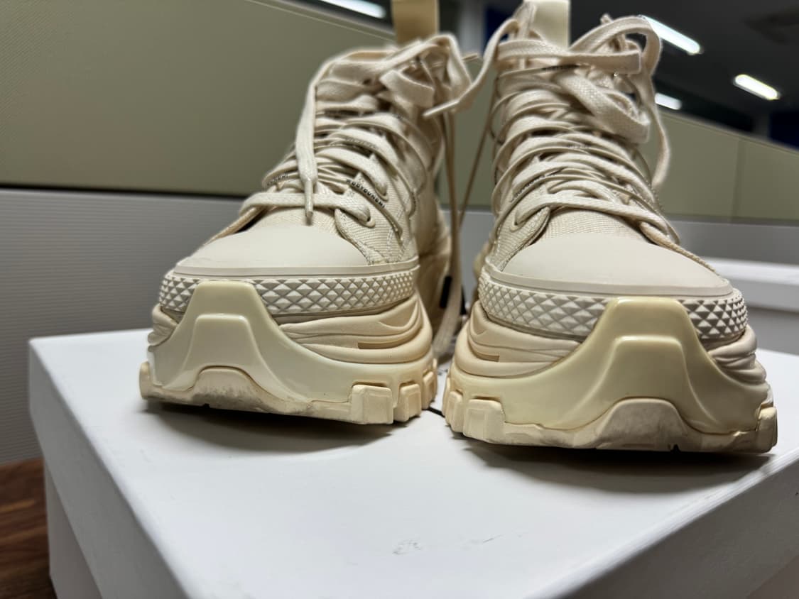 우영미 더블레이스 하이탑 41사이즈(265) 판매합니다. 상품이미지6