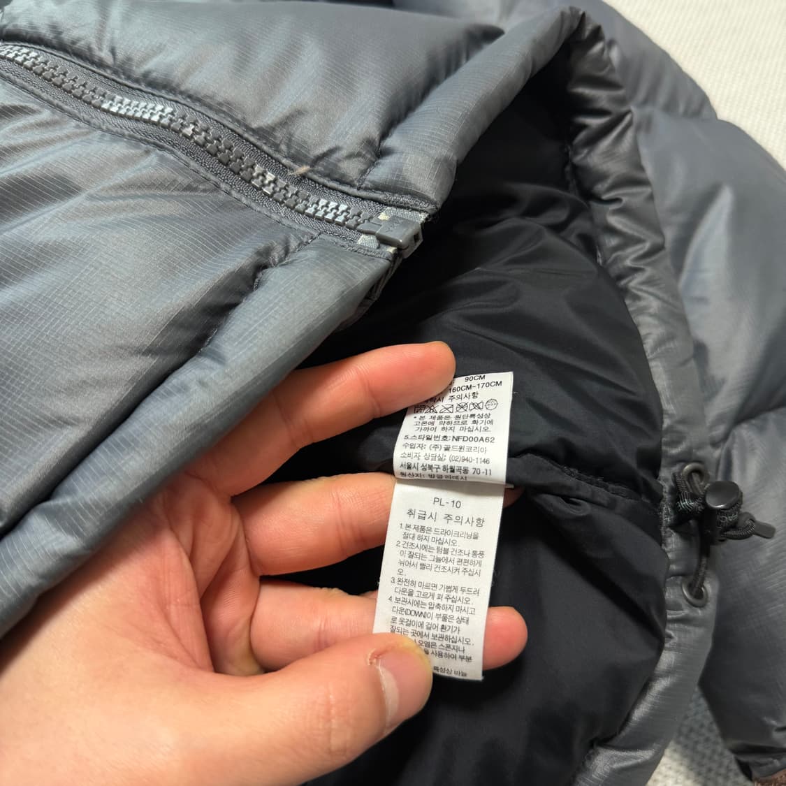 노스페이스 700 눕시 패딩 상품이미지4