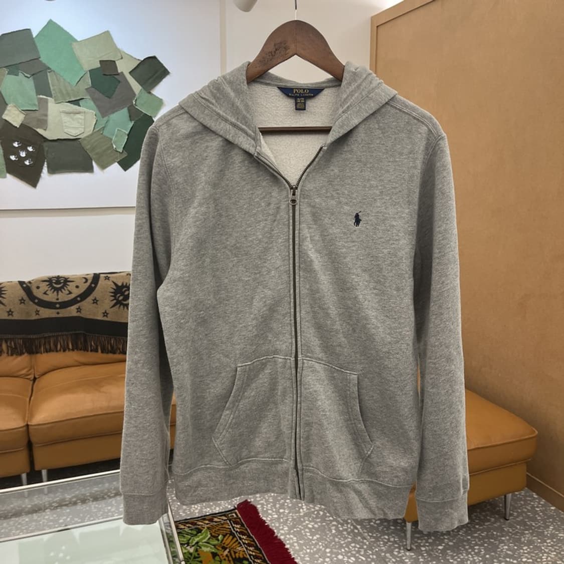 폴로 랄프로렌 자수로고 약기모 후드집업 95 C05951 상품이미지2