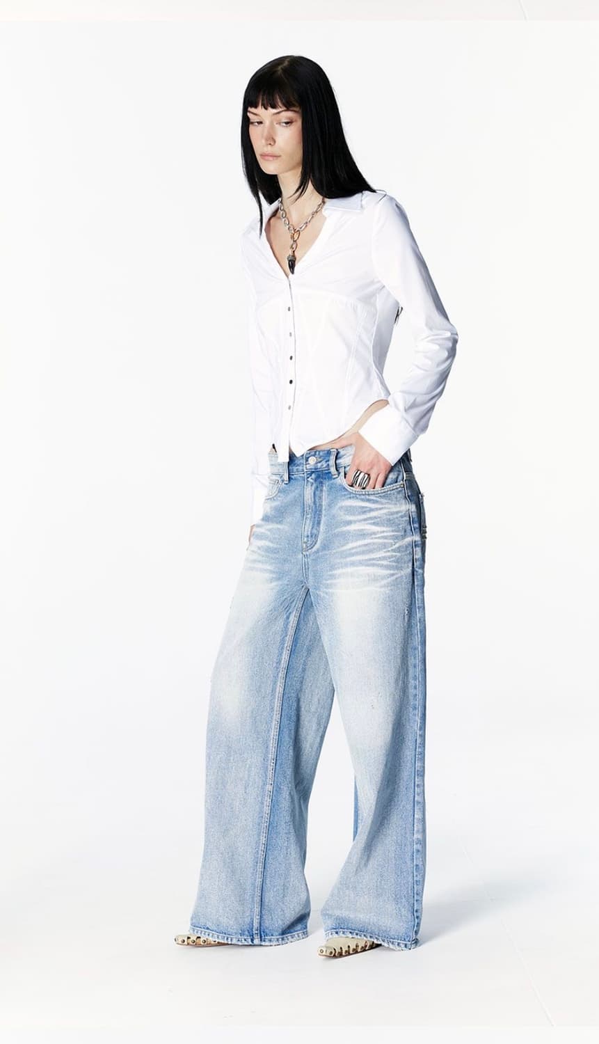 Snyder wid denim (2size) 상품이미지2