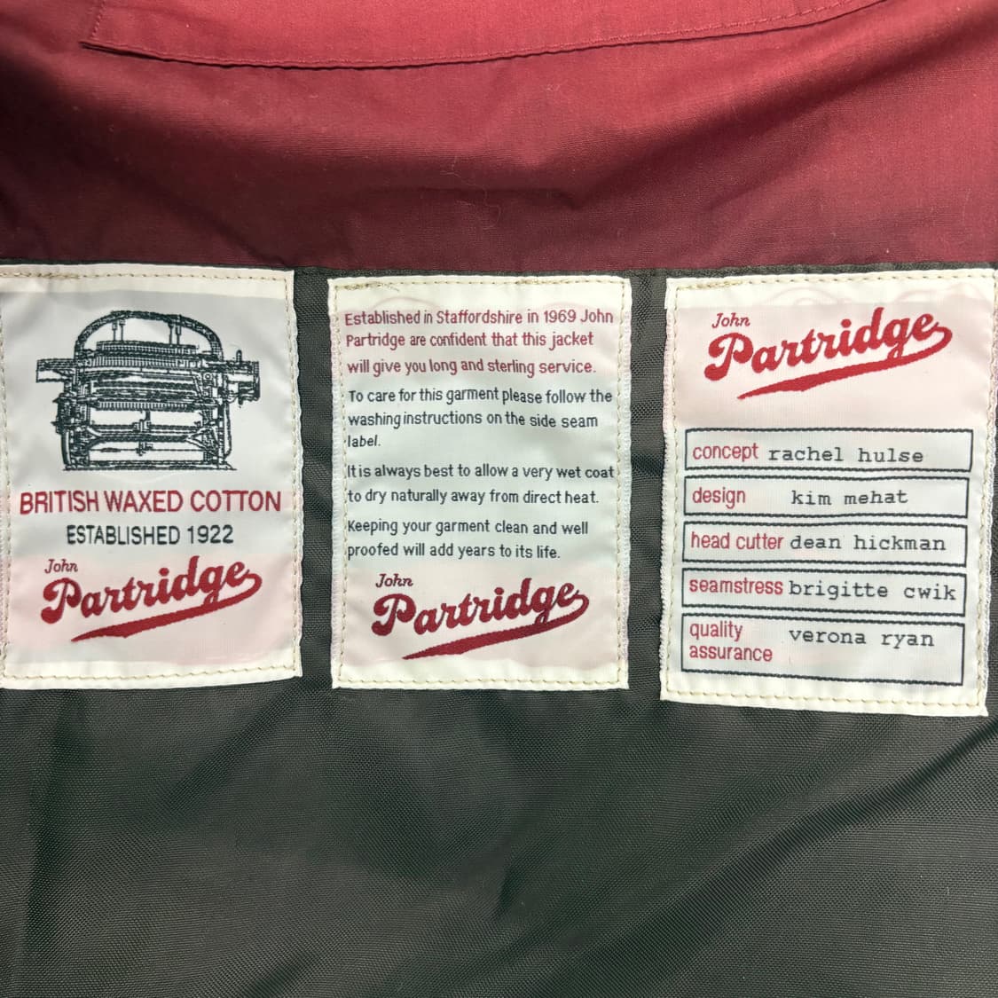 [정품/XXS] 존파트리지 왁스 자켓 b19 상품이미지9