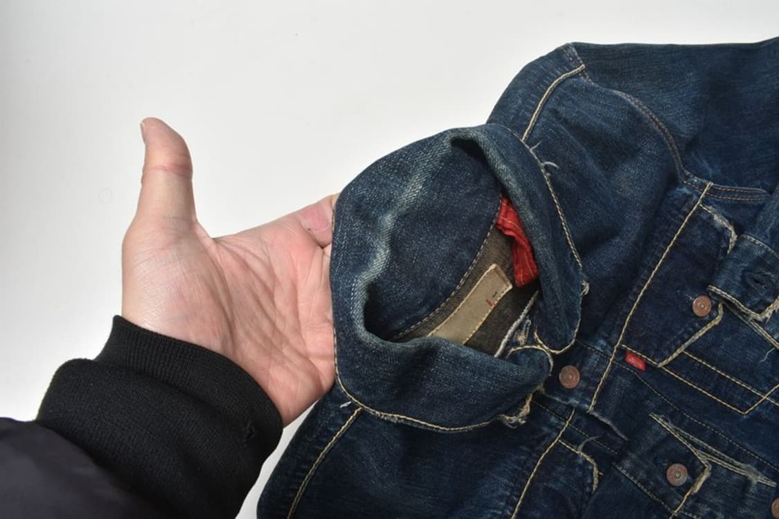 리바이스 레드룹 데님 트러커 청자켓 M  N1318 상품이미지8