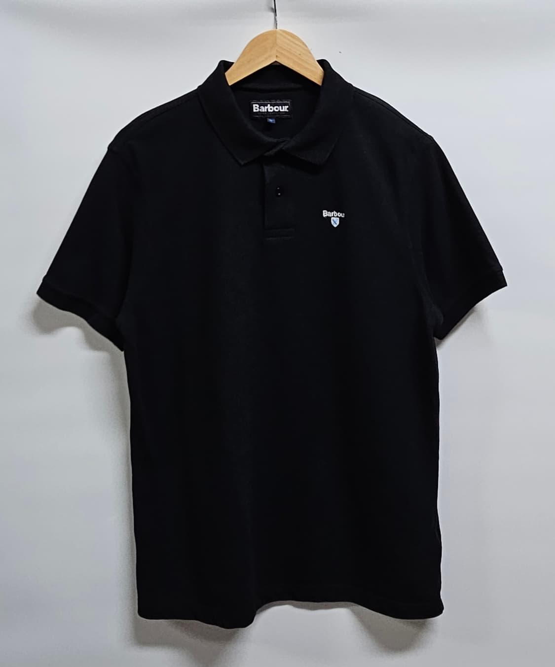 바버 블랙 반팔 폴로티셔츠 L 상품이미지1