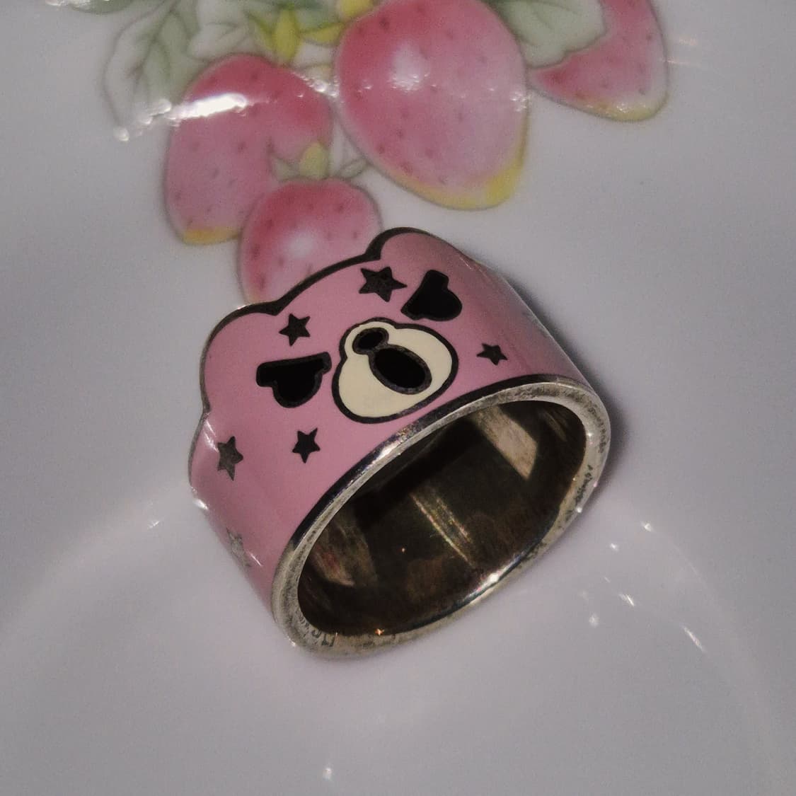 00s 히스테릭글래머 핑크 퍽베어 실버925 링 상품이미지8