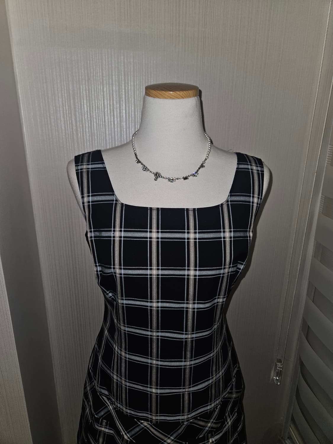 comme ca ism 히메 프레피 체크패턴 원피스 상품이미지2