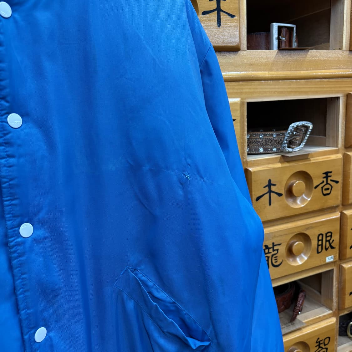 (L) 할로웨이 나일론 바시티 누빔 자켓 상품이미지4