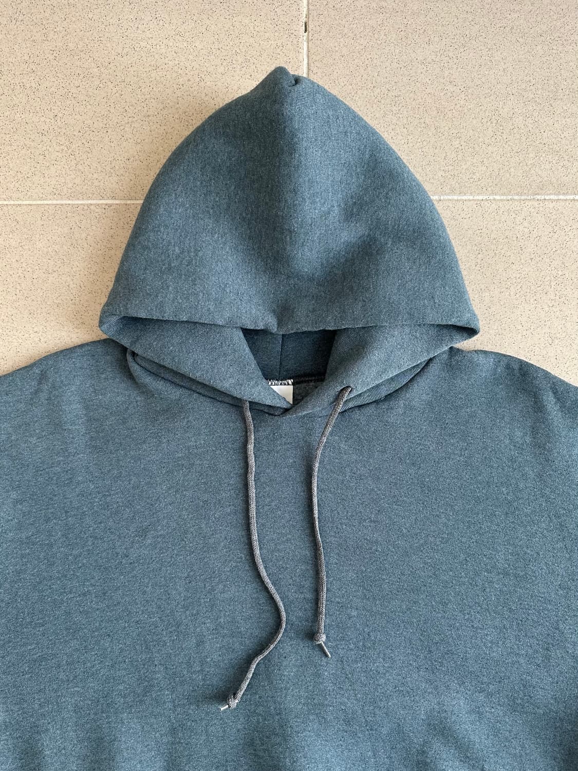 90s 빈티지 러셀 후드 블루그레이 M 상품이미지4