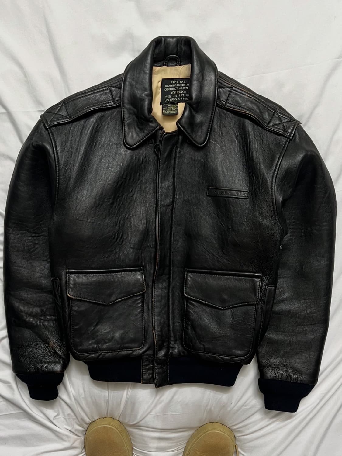 아비렉스 A-2 가죽자켓 상품이미지1