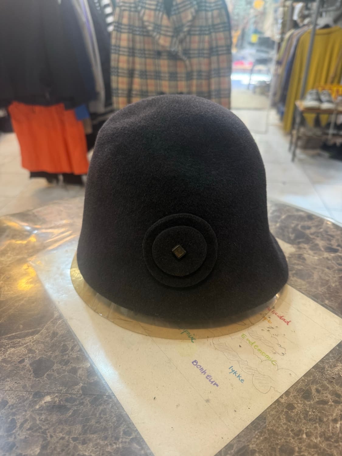 58 정품 보르살리노 클로슈 모자 팝니다 상품이미지1