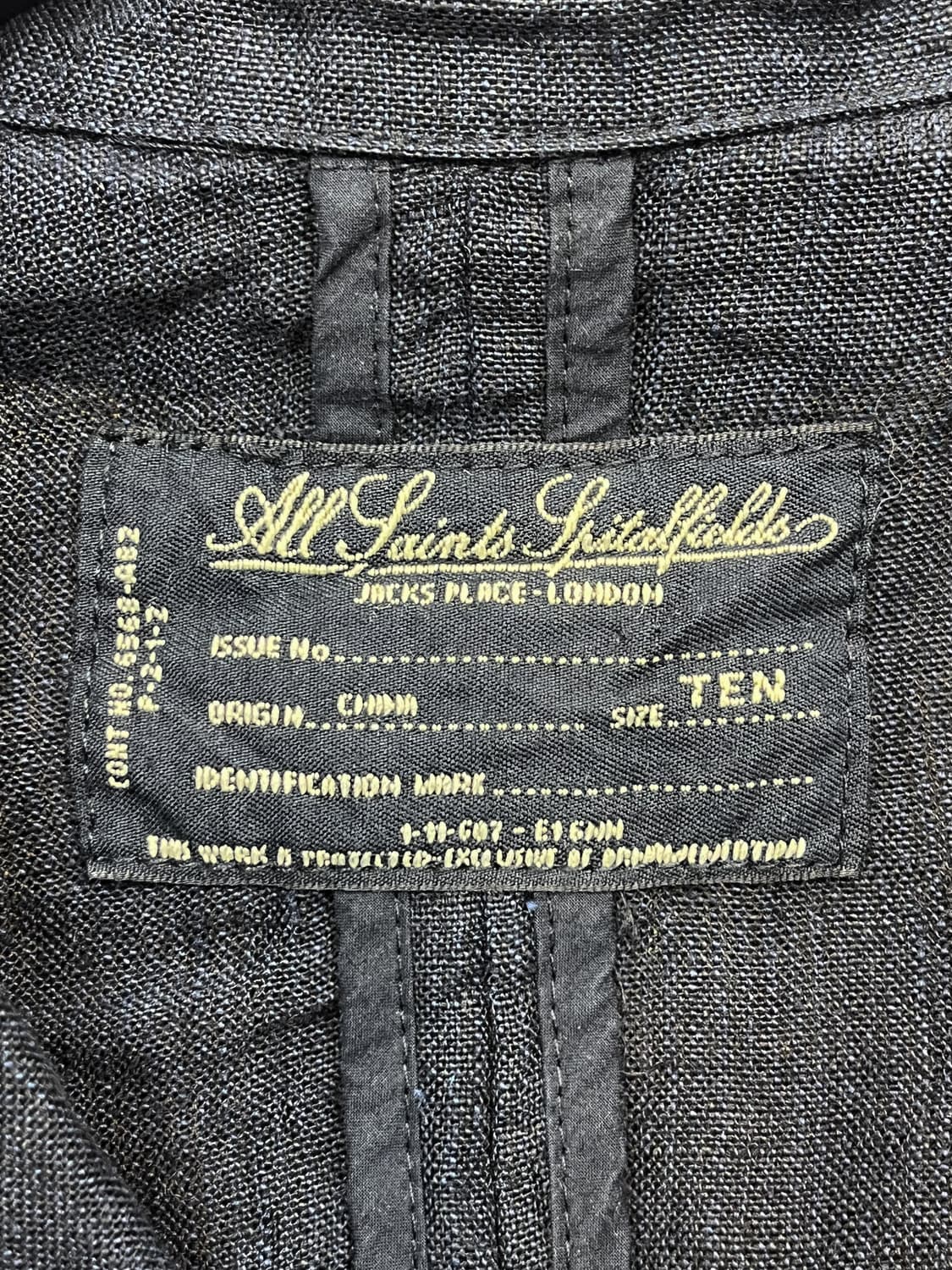 올세인츠 린넨 블레이저 상품이미지5