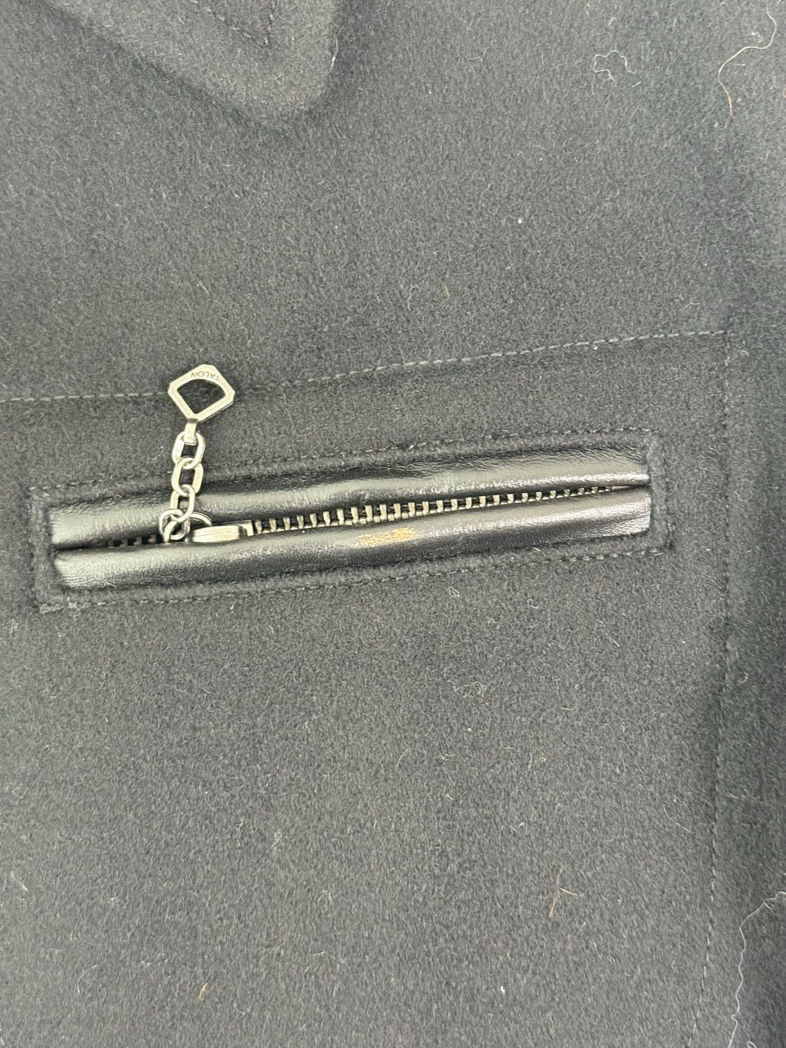 아웃스탠딩 30S WOOL SPORTS JACKET_BLACK 상품이미지4