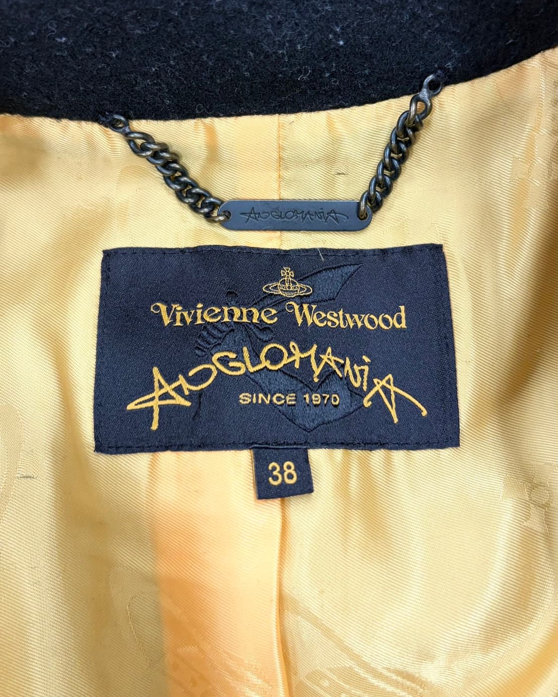 비비안 웨스트우드 앵글로매니아 블랙 2b 울 코트  상품이미지7