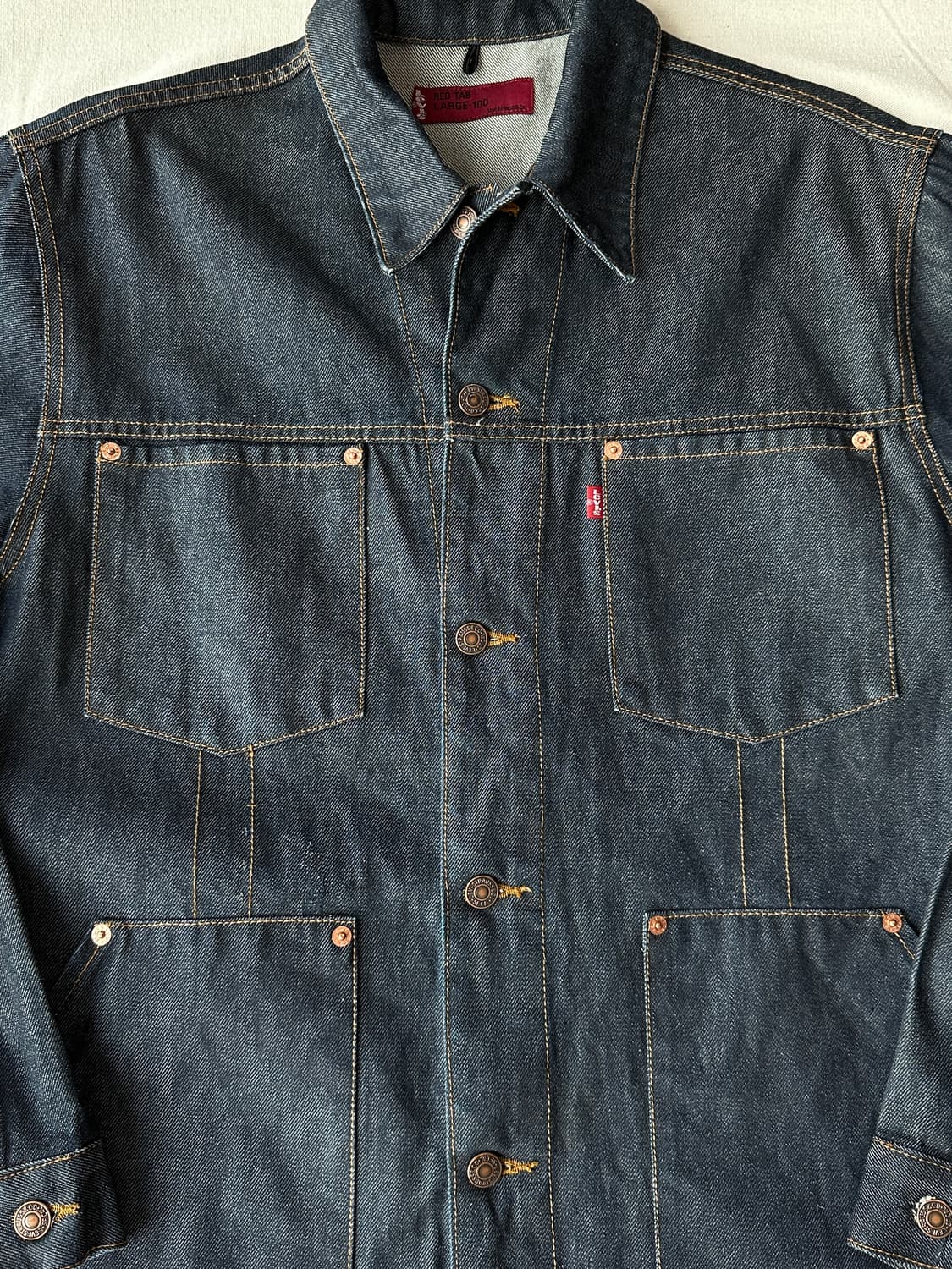 리바이스 레드탭 데님 초어 워크자켓 L 상품이미지2
