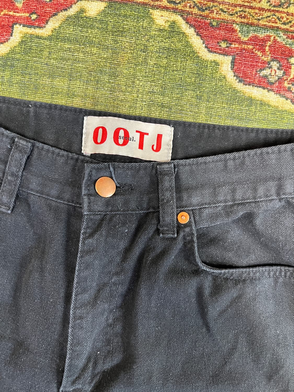 Ootj 블랙 와이드팬츠 28 상품이미지3