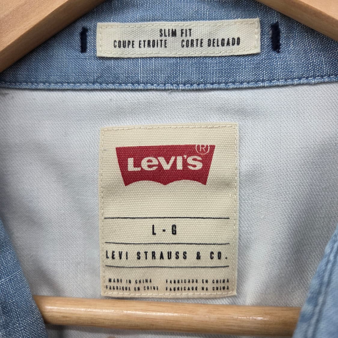 리바이스 데님 웨스턴 셔츠 남L 상품이미지4