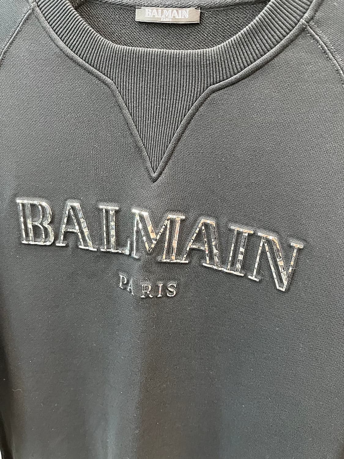 95-100) 발망 양각로고 맨투맨  상품이미지5