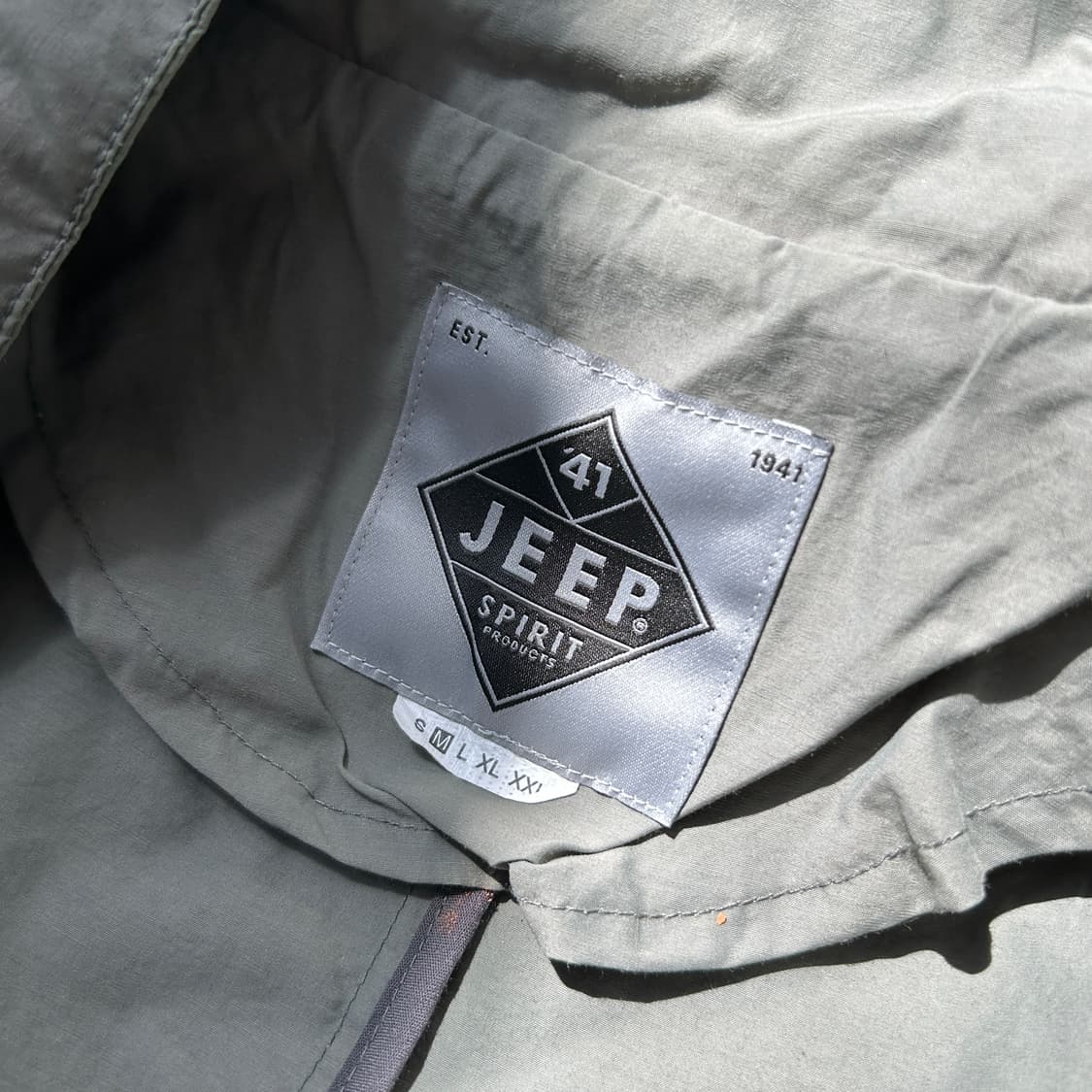 Jeep 카키 패치 로고 빈티지 자켓 상품이미지7