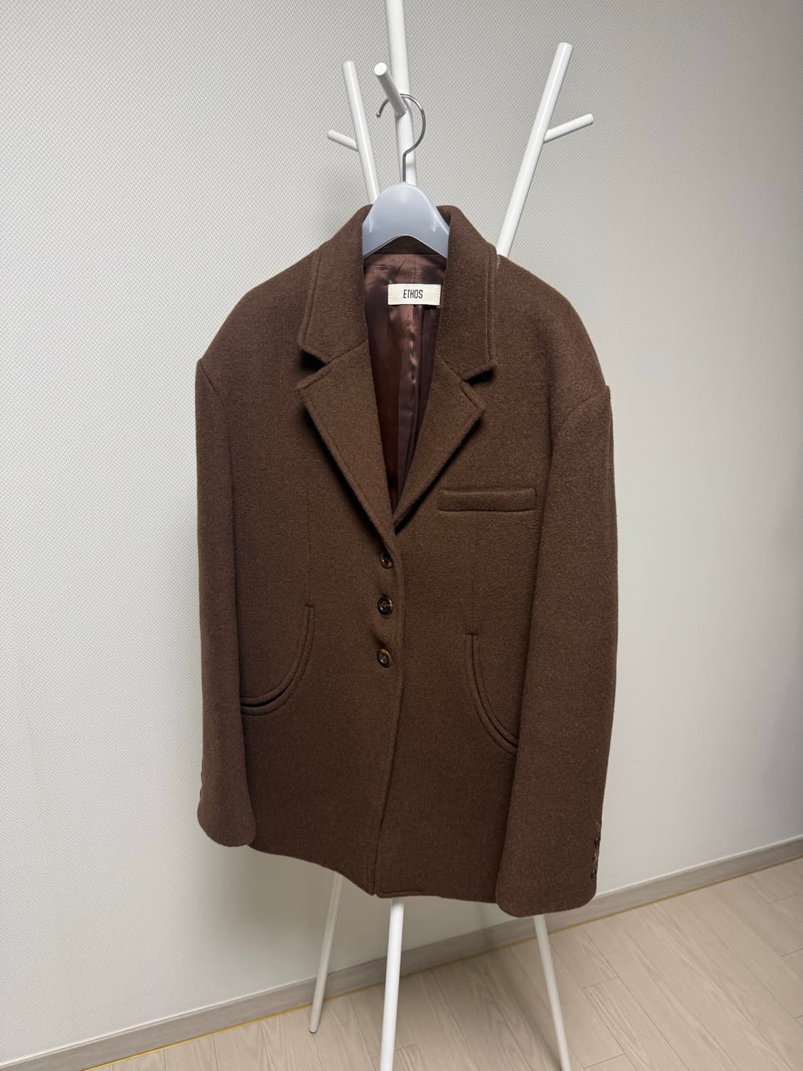 에토스 브라운 울자켓 상품이미지2