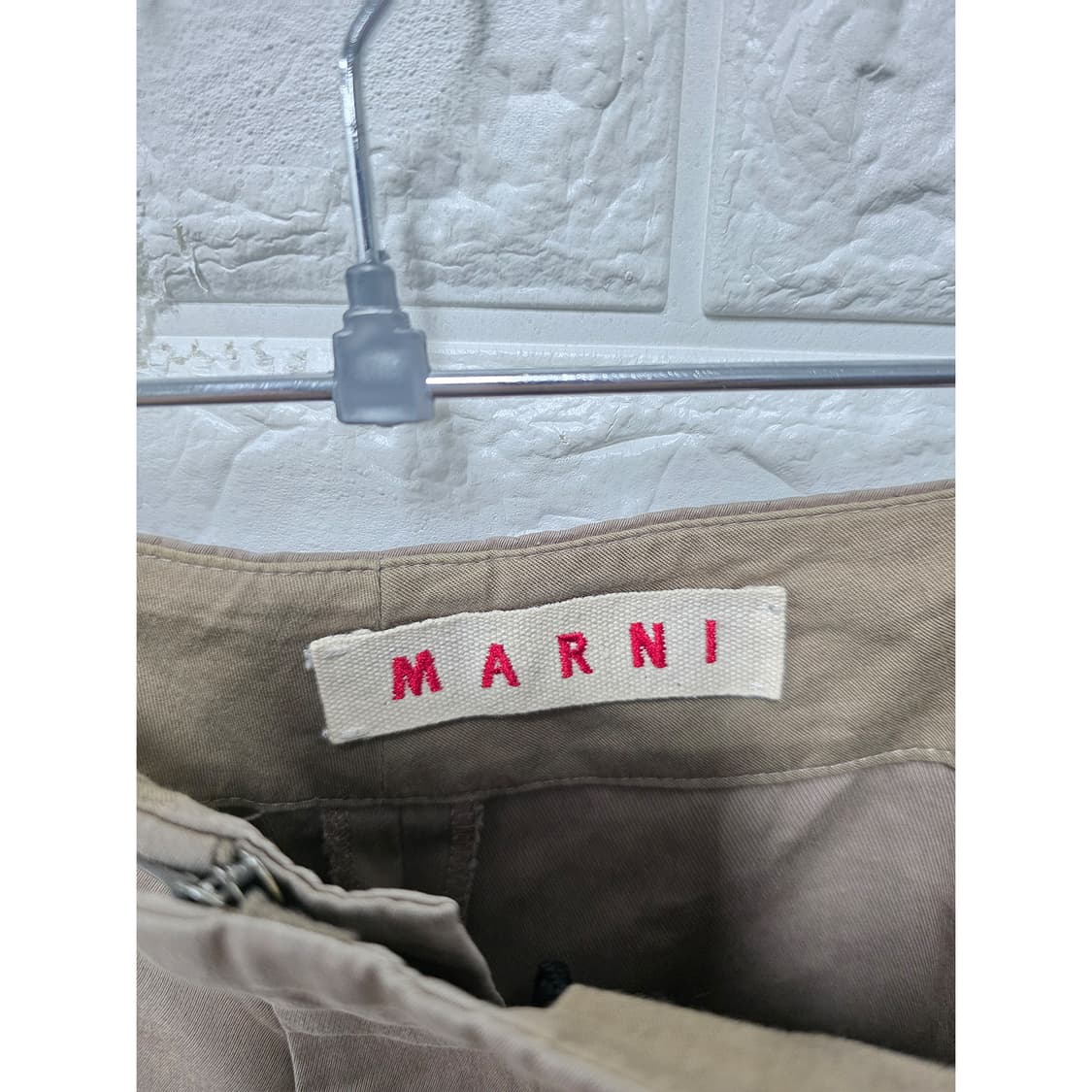 택포) 28인치 마르니 MARNI 면/실크 혼방 바지 상품이미지2