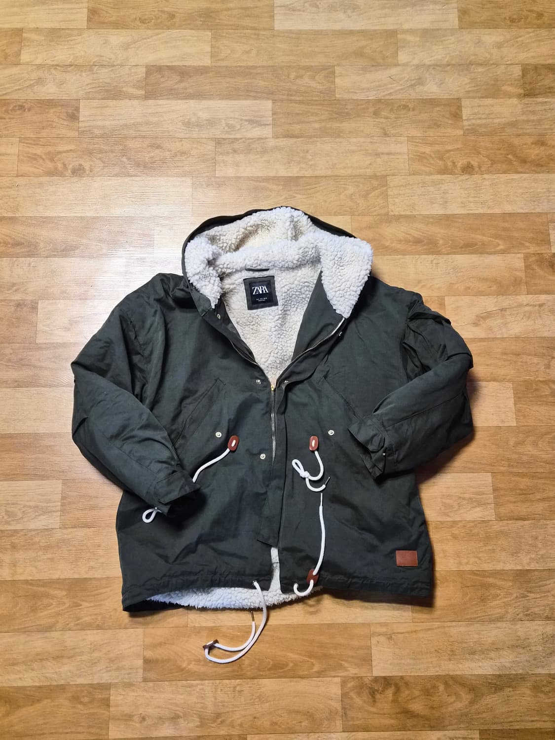 자라 퍼 점퍼 자켓 L 상품이미지2