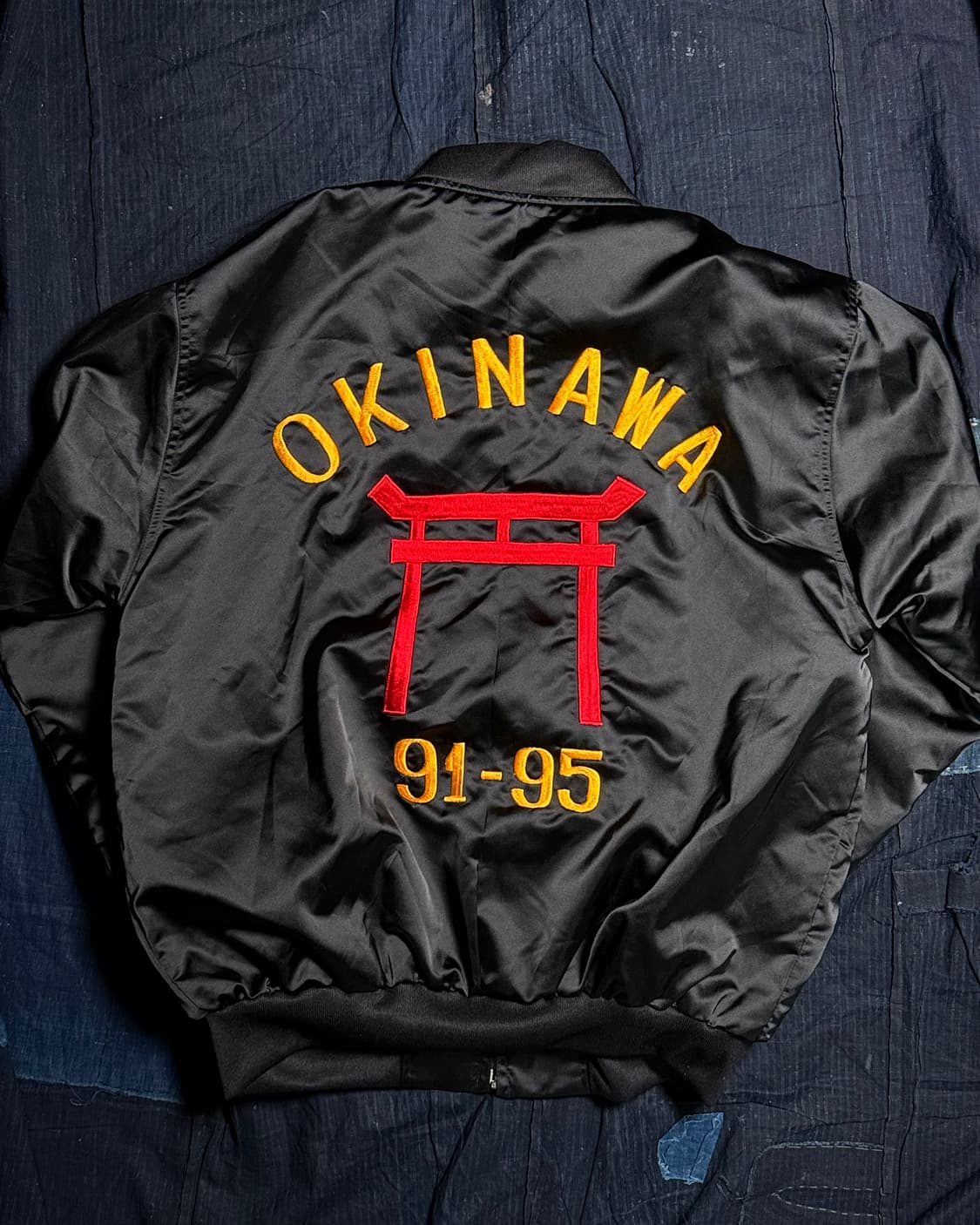 90s 미스터P's 썸띵스페셜 91-95 오키나와 수베니어 자켓 XL 상품이미지1