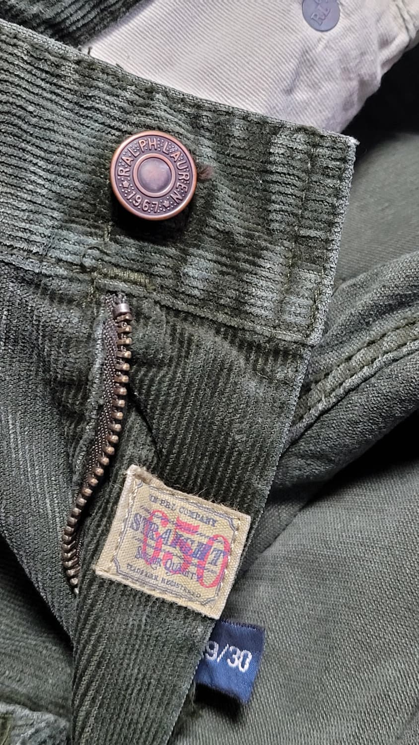 폴로 랄프로렌 딥그린 코듀로이 바지(29*30) 상품이미지6