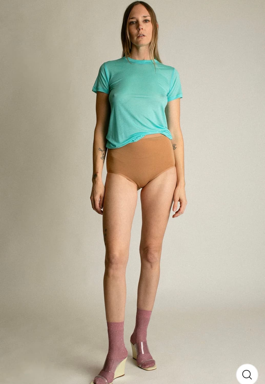 베이스레인지 charles turquoise bamboo tee 상품이미지4