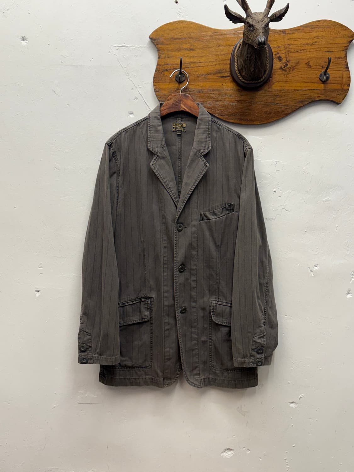 Savigny Herringbone Stripe Work Jacket 상품이미지1