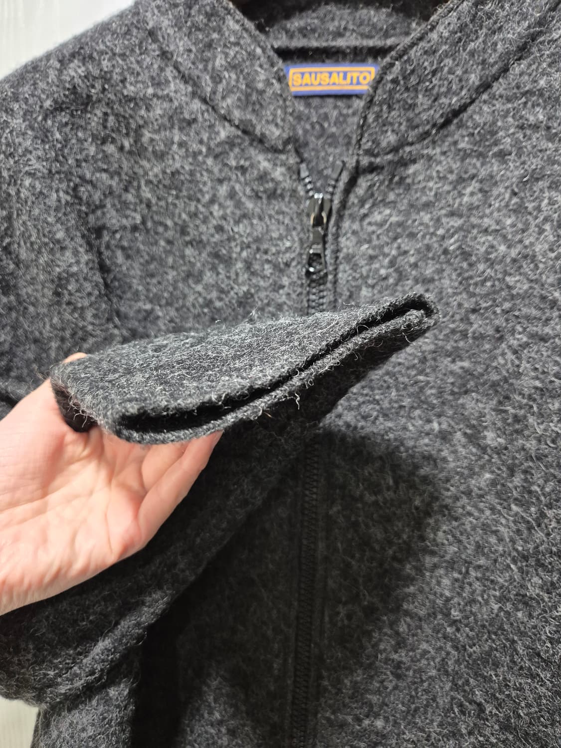 (세일)VTG. GAUSALITO 차콜 압축울자켓 상품이미지4
