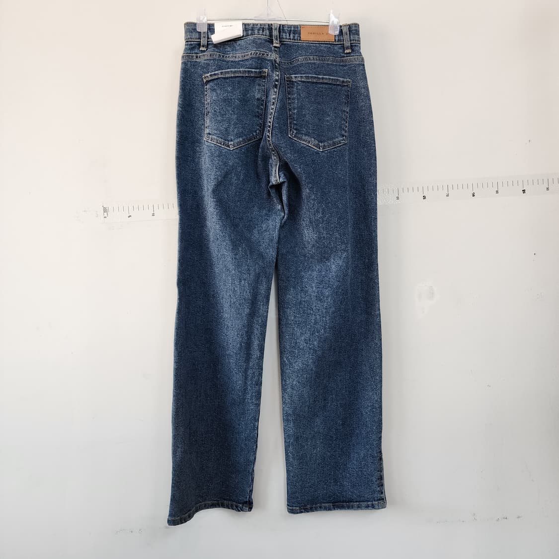 바닐라 J 워싱 데님 일자 팬츠 상품이미지5