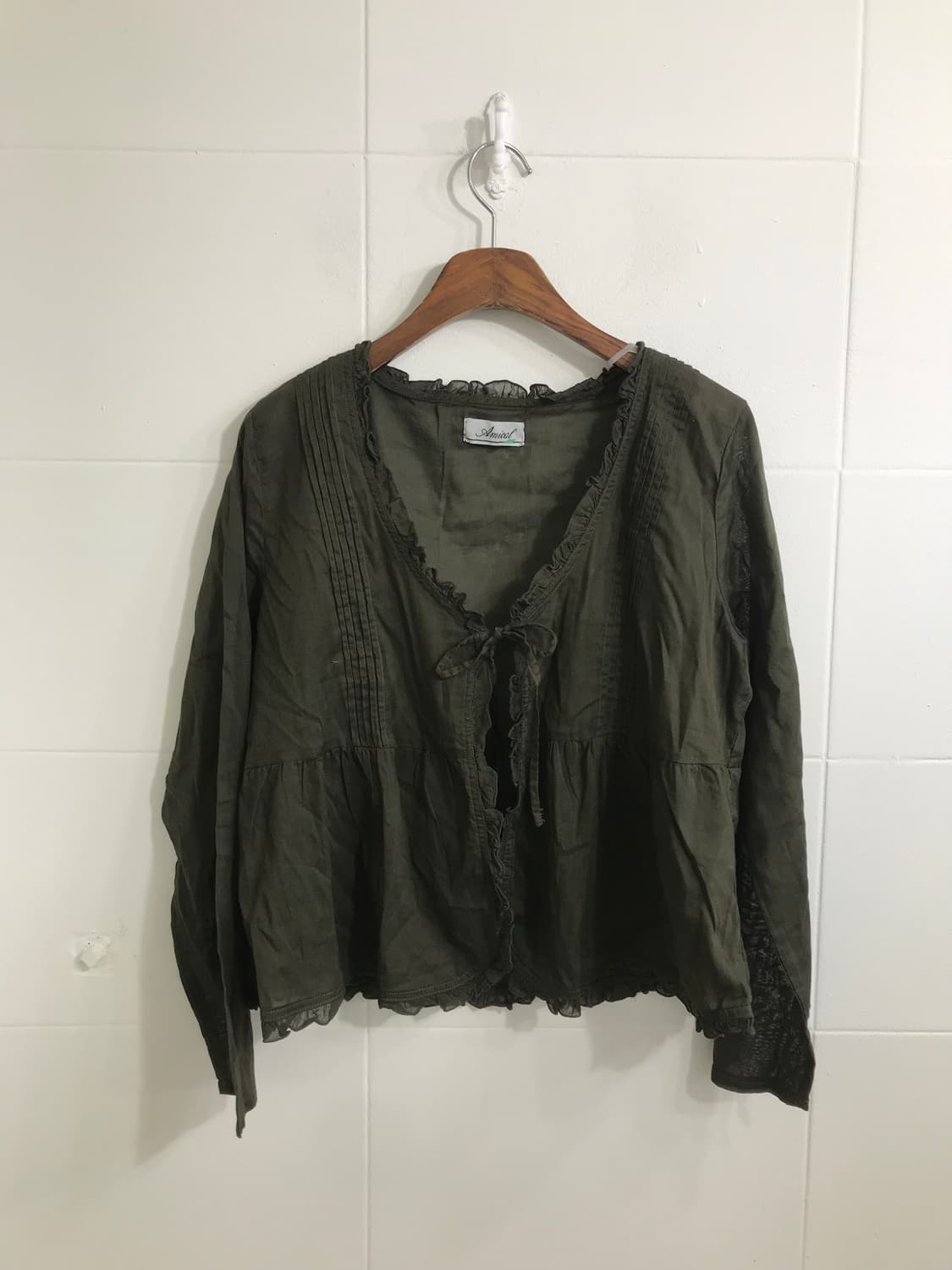 카키 히피모리 그런지 코디세트 상품이미지6