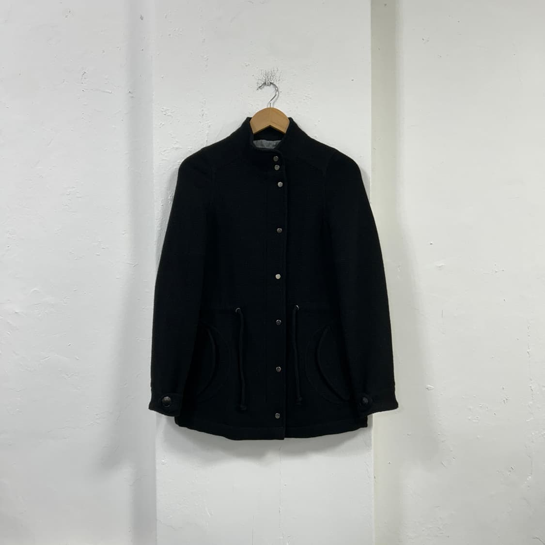아르마니 블랙 스트링 울 자켓  상품이미지1