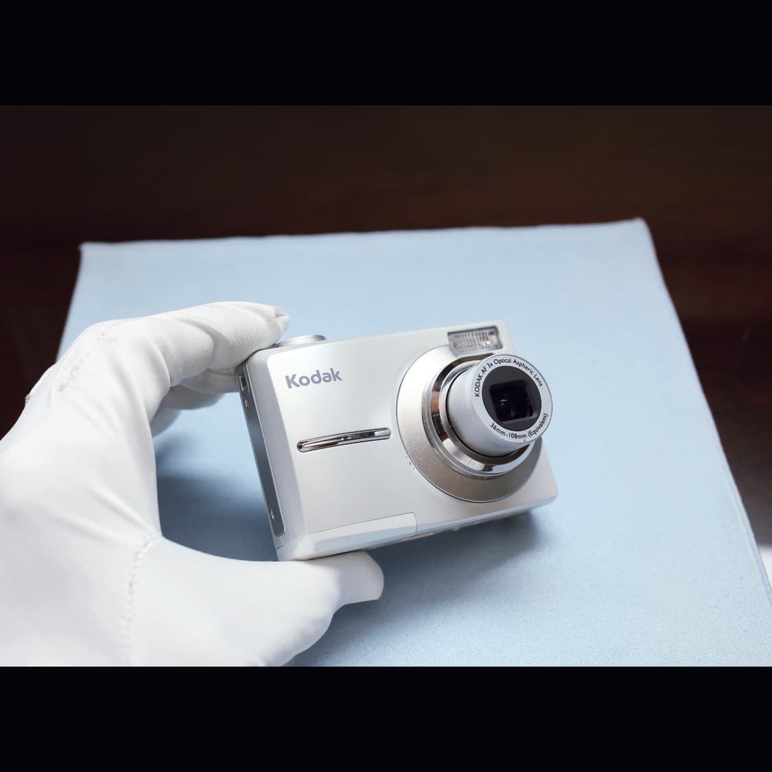 레어<민트급><카리나>코닥 C713 펄 화이트 빈티지 디카 상품이미지4