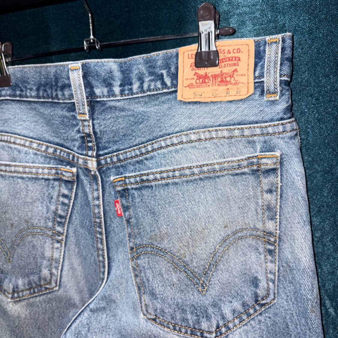 (32) 리바이스 550 Relaxed 핏 레이디 데님 팬츠 상품이미지4