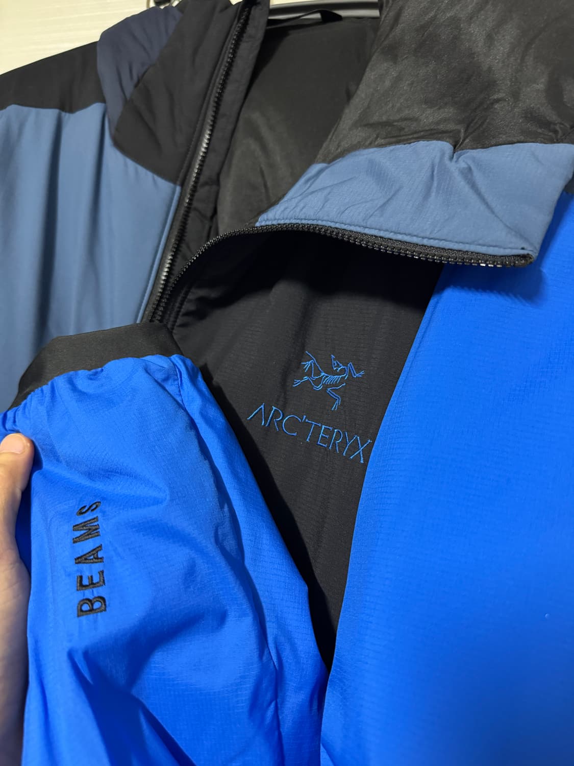 아크테릭스 x 빔즈 아톰 LT 후디 보로 블루 상품이미지2