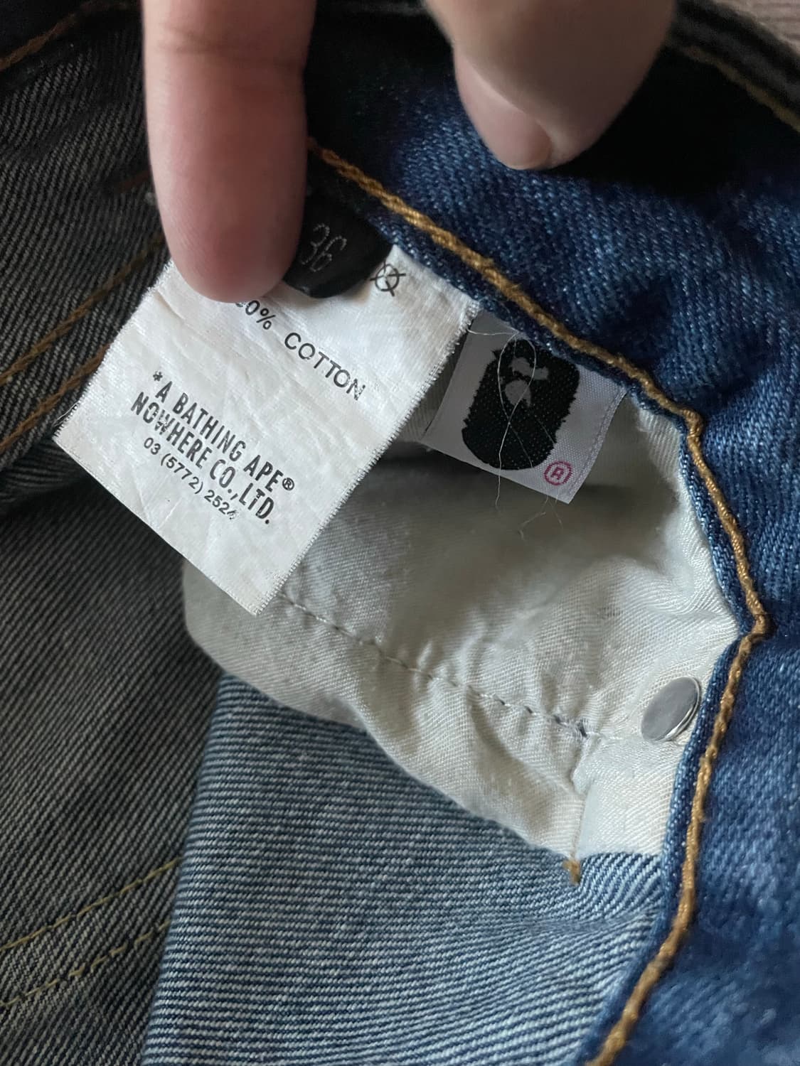 베이프 데님 팬츠 상품이미지3