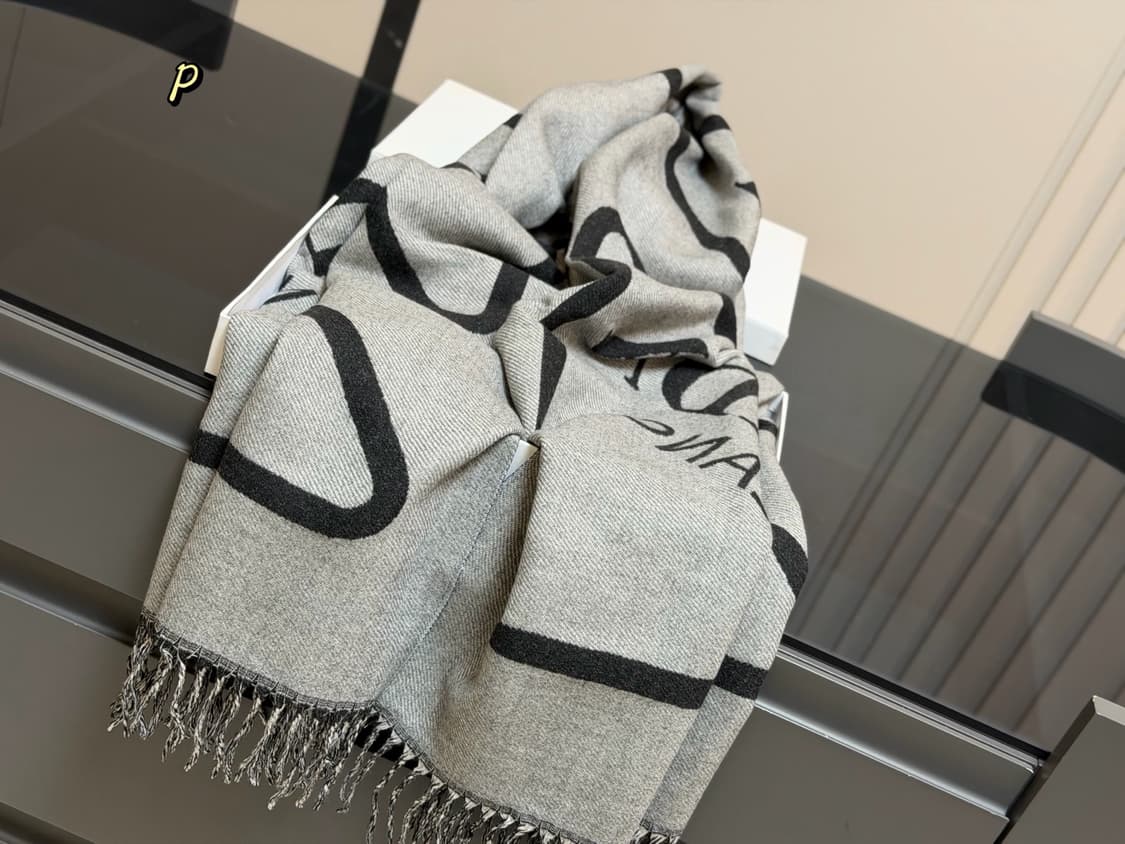 프라다 리나일론 개버딘 앤 울 스카프 상품이미지7