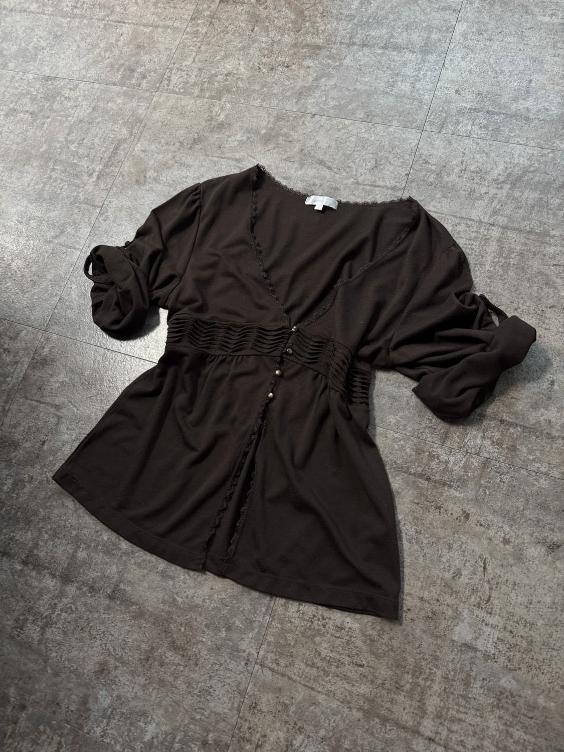 버튼 폴딩 가디건 상품이미지1