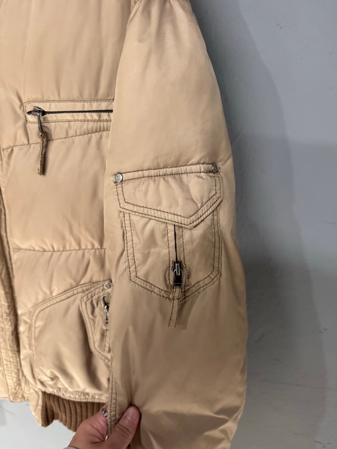 Opt Jeans 푸퍼 Ma-1 자켓  상품이미지6