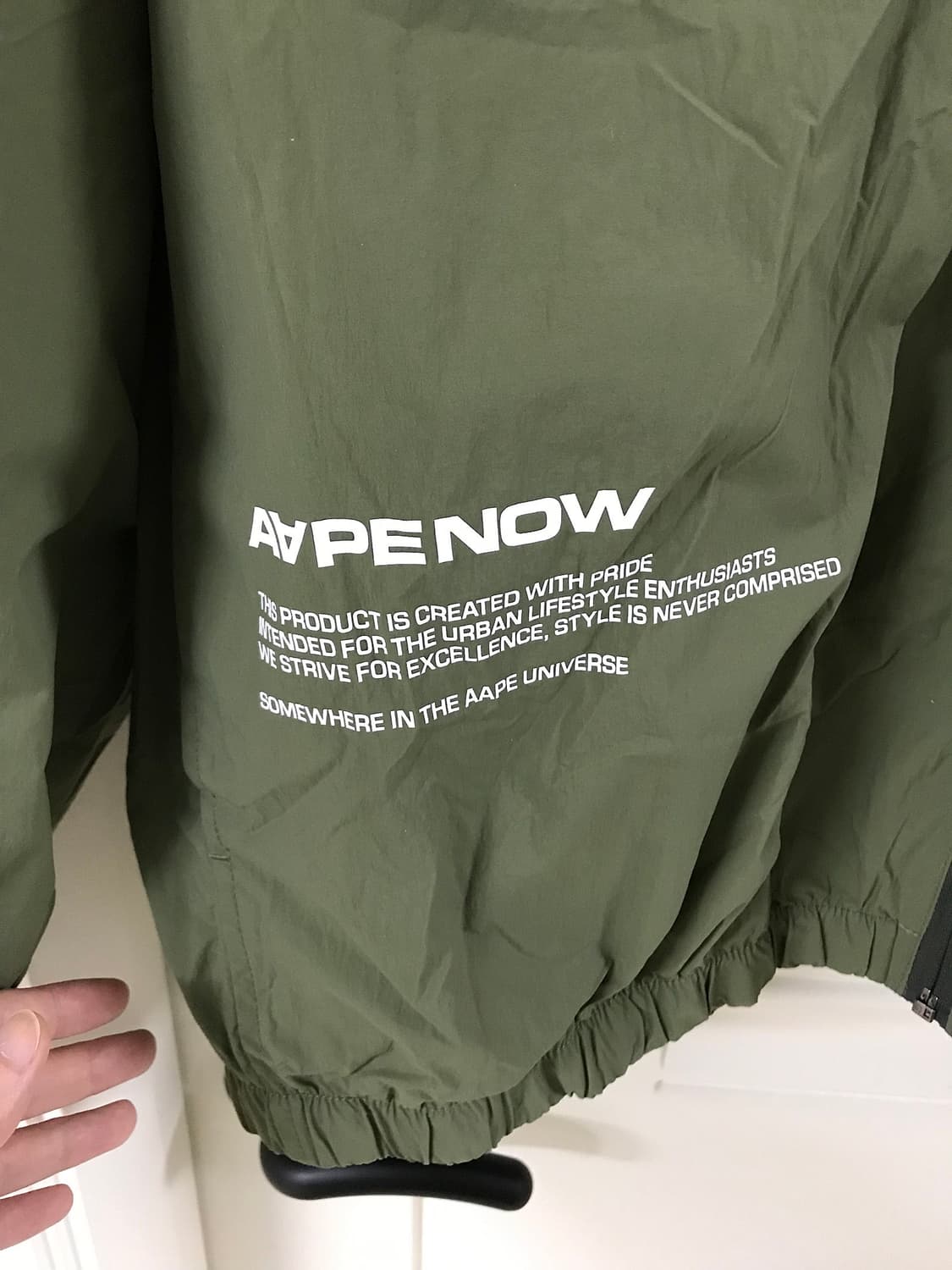 에이프 AAPE 바람막이 오버사이즈 점퍼 상품이미지6