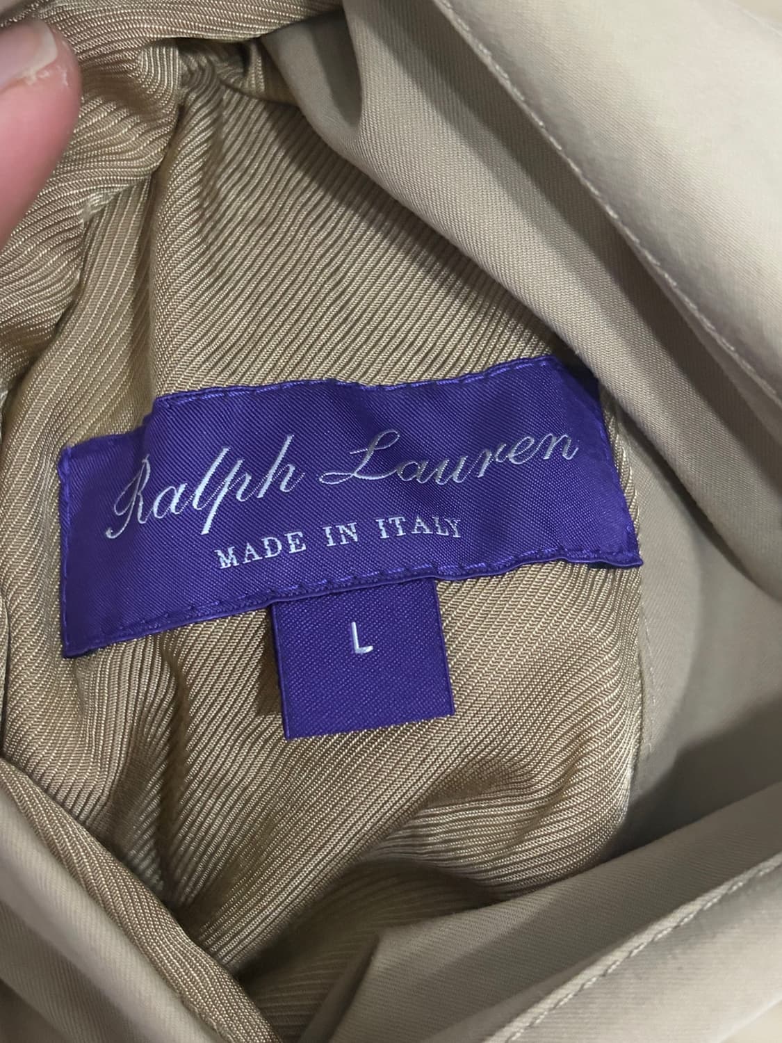 랄프로렌 퍼플라벨 헤링본 린넨 자켓 상품이미지4