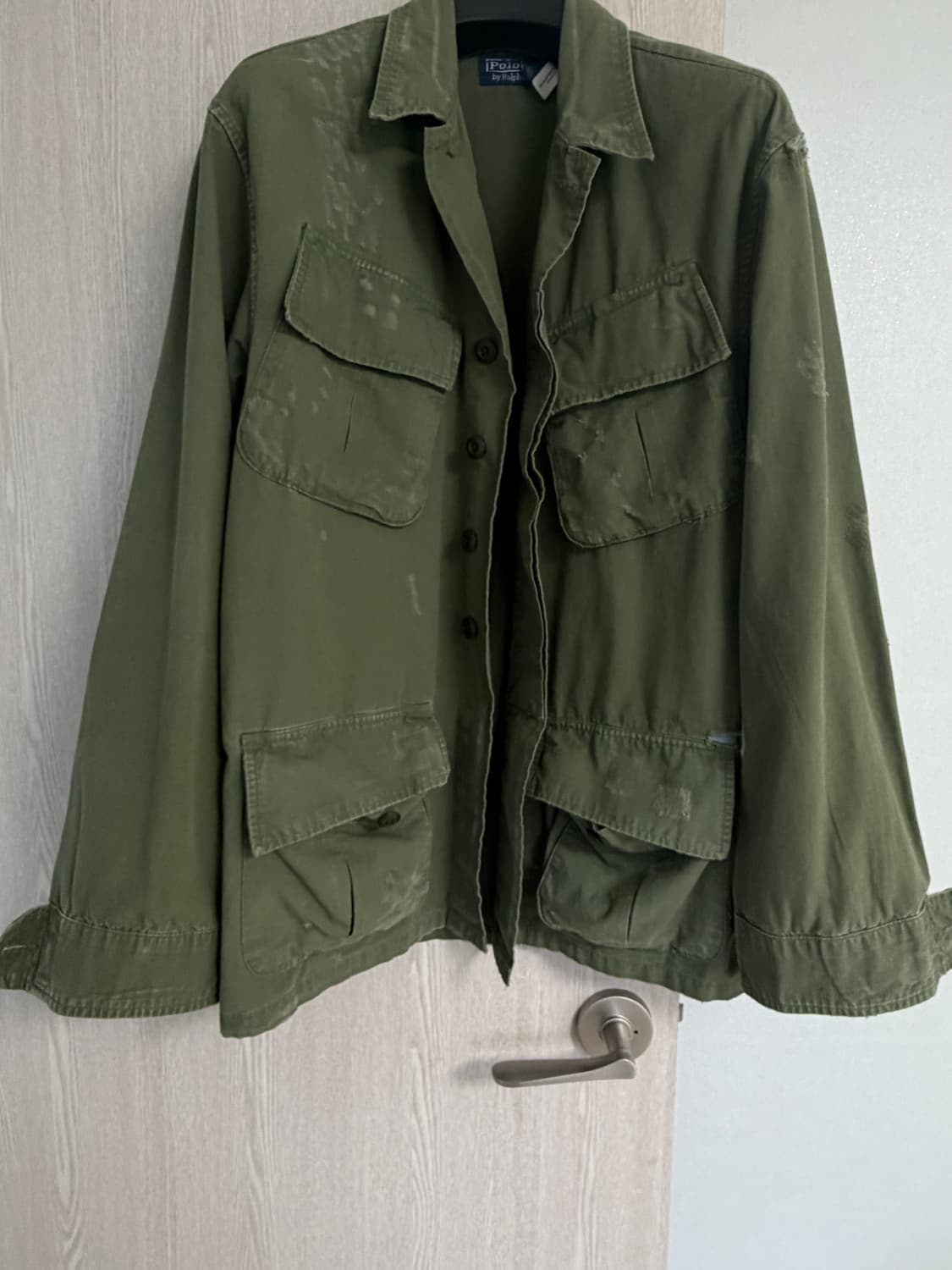 폴로 립스탑 유틸리티 오버셔츠 퍼티그자켓 상품이미지1
