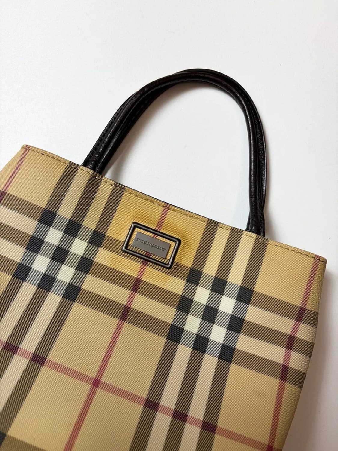 버버리 00's 노바체크 미니 토트백 Q1462 상품이미지2