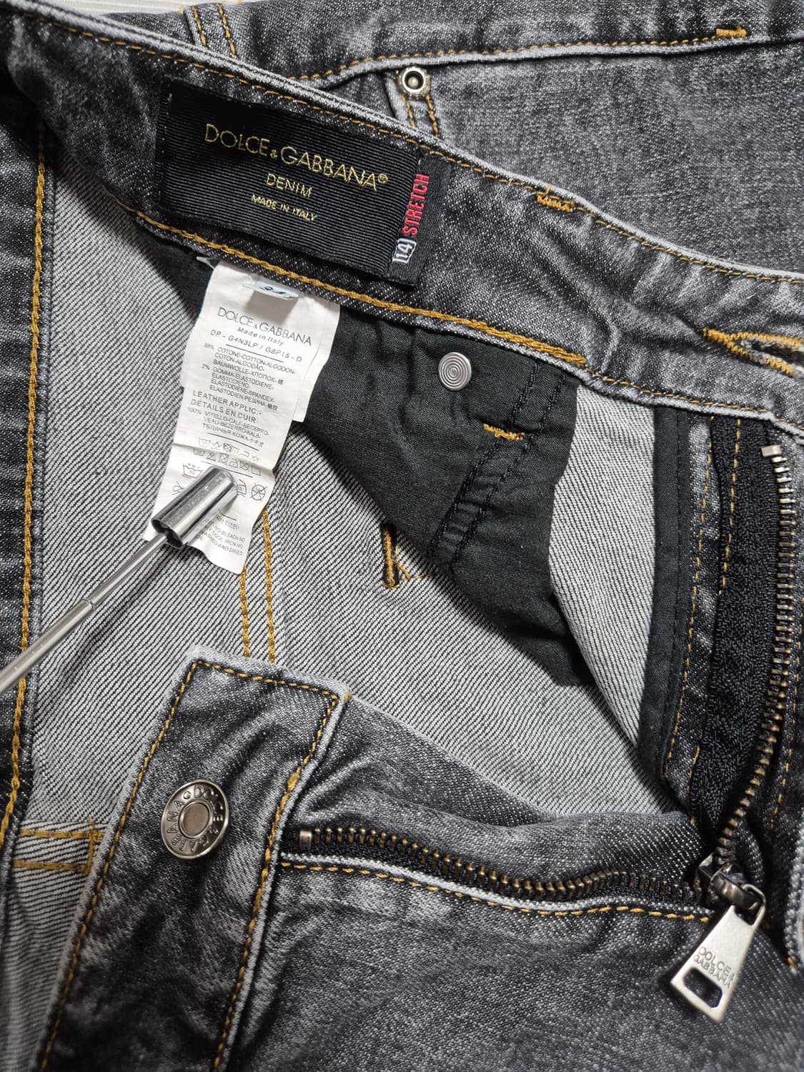 돌체앤가바나 흑 청바지/34 상품이미지6