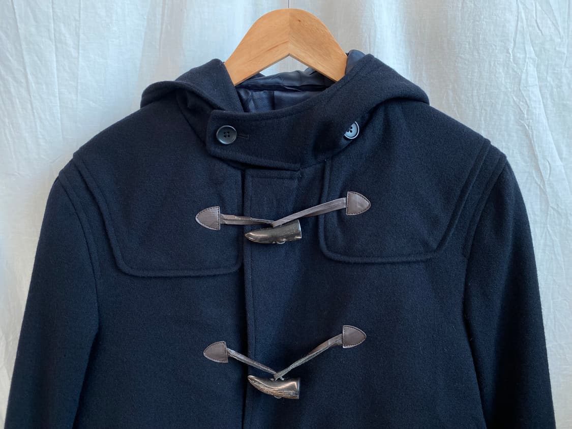 네이비 울혼방 더플코트(MEN L) 상품이미지2