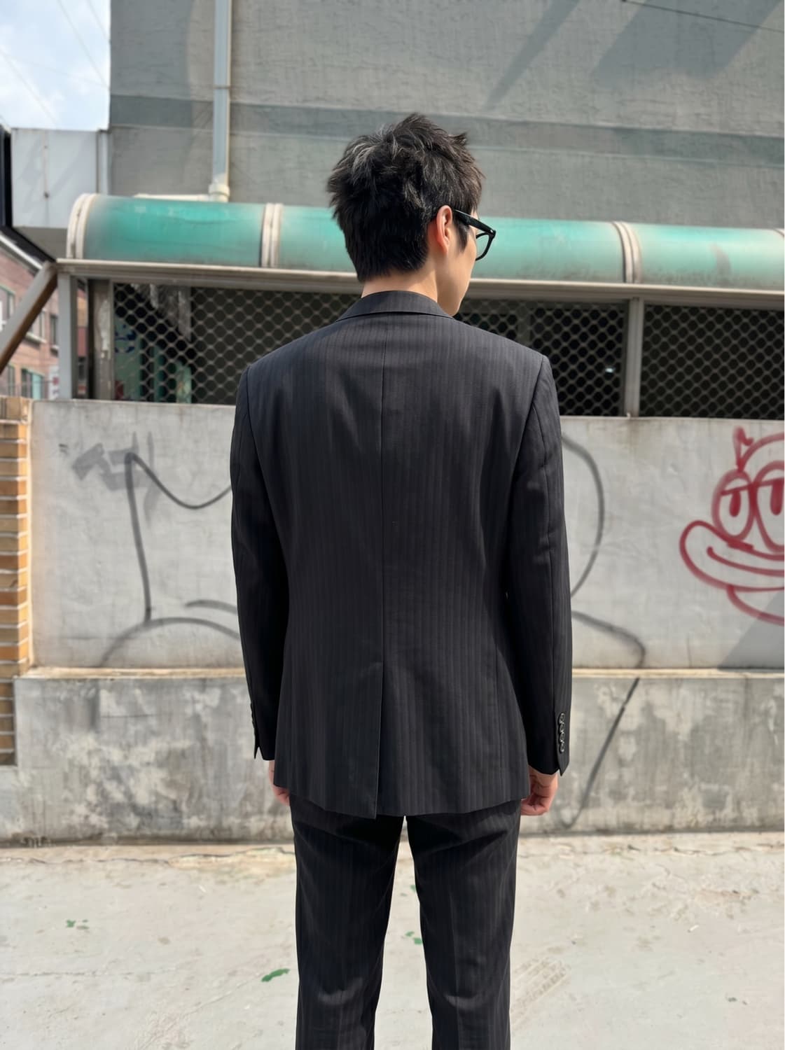 46/ 조르지오 아르마니 스트라이프 블레이저 자켓 상품이미지2