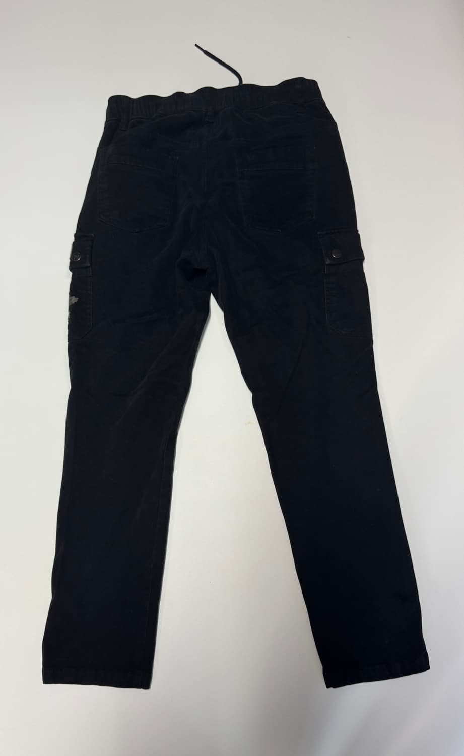 지프 Jeep 와팬 로고 블랙 카고팬츠 32.2인치 상품이미지2