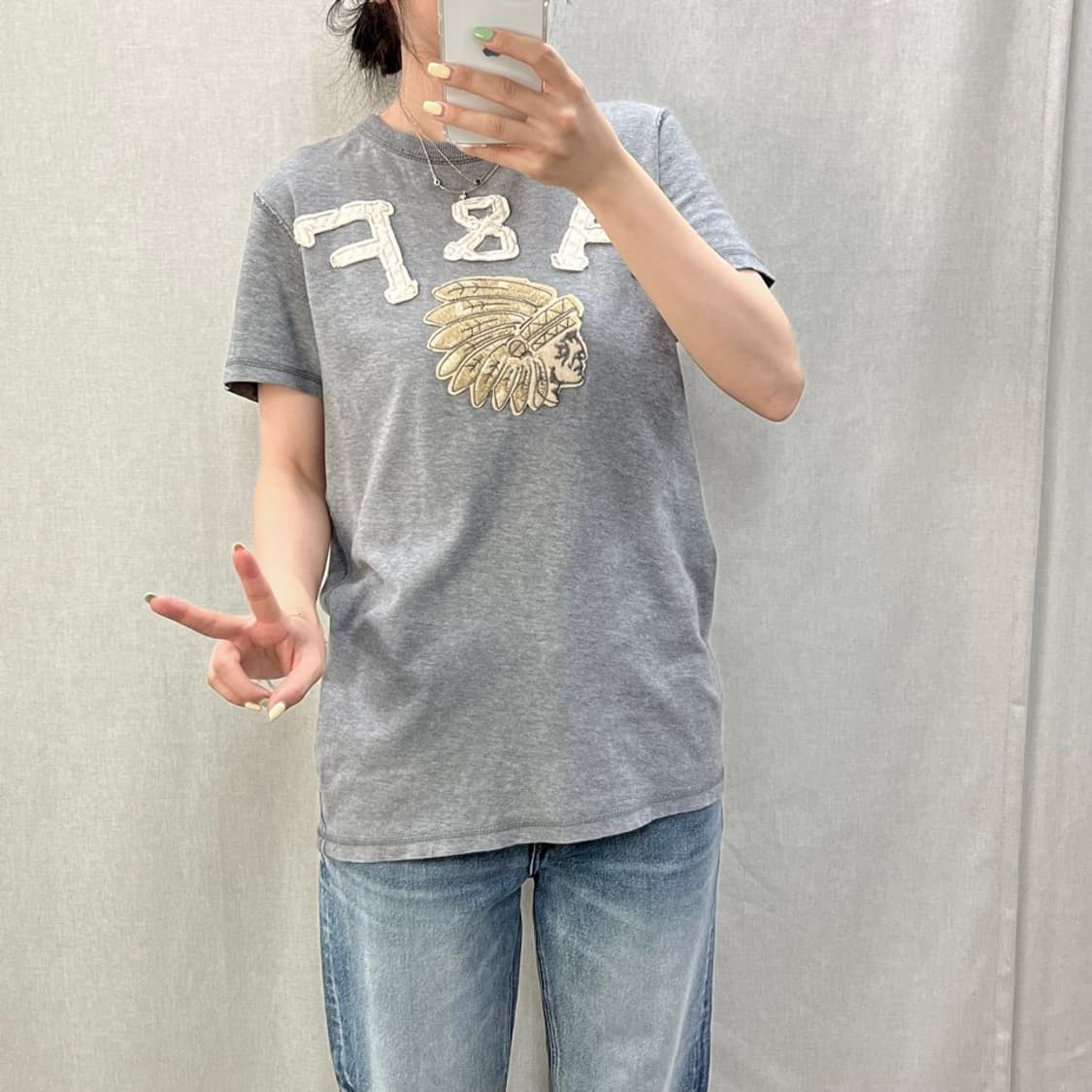 아베크롬비 인디언 반팔 티셔츠/#3799 상품이미지2