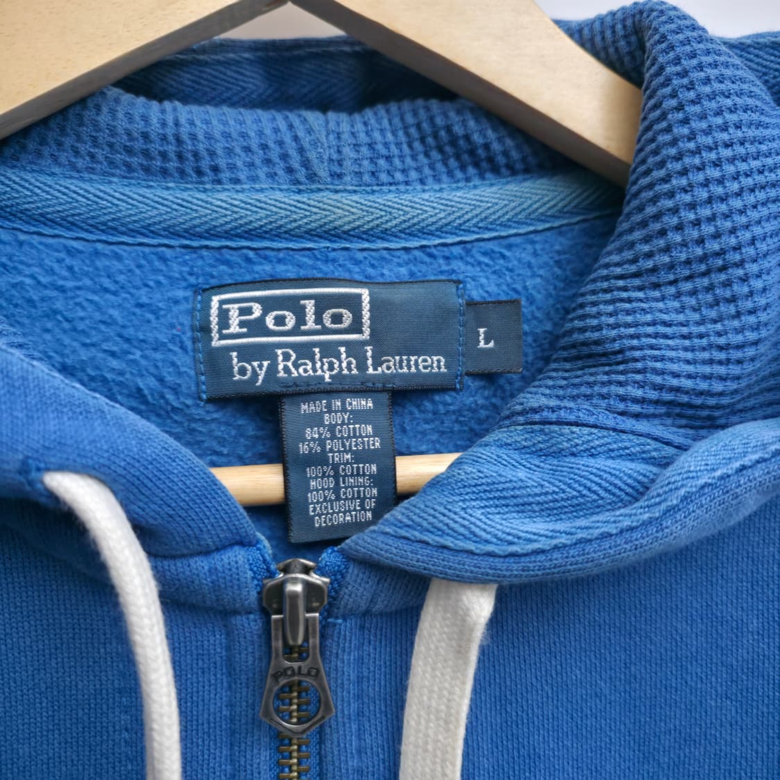 [L] 폴로 랄프로렌 블루 후드집업 상품이미지5