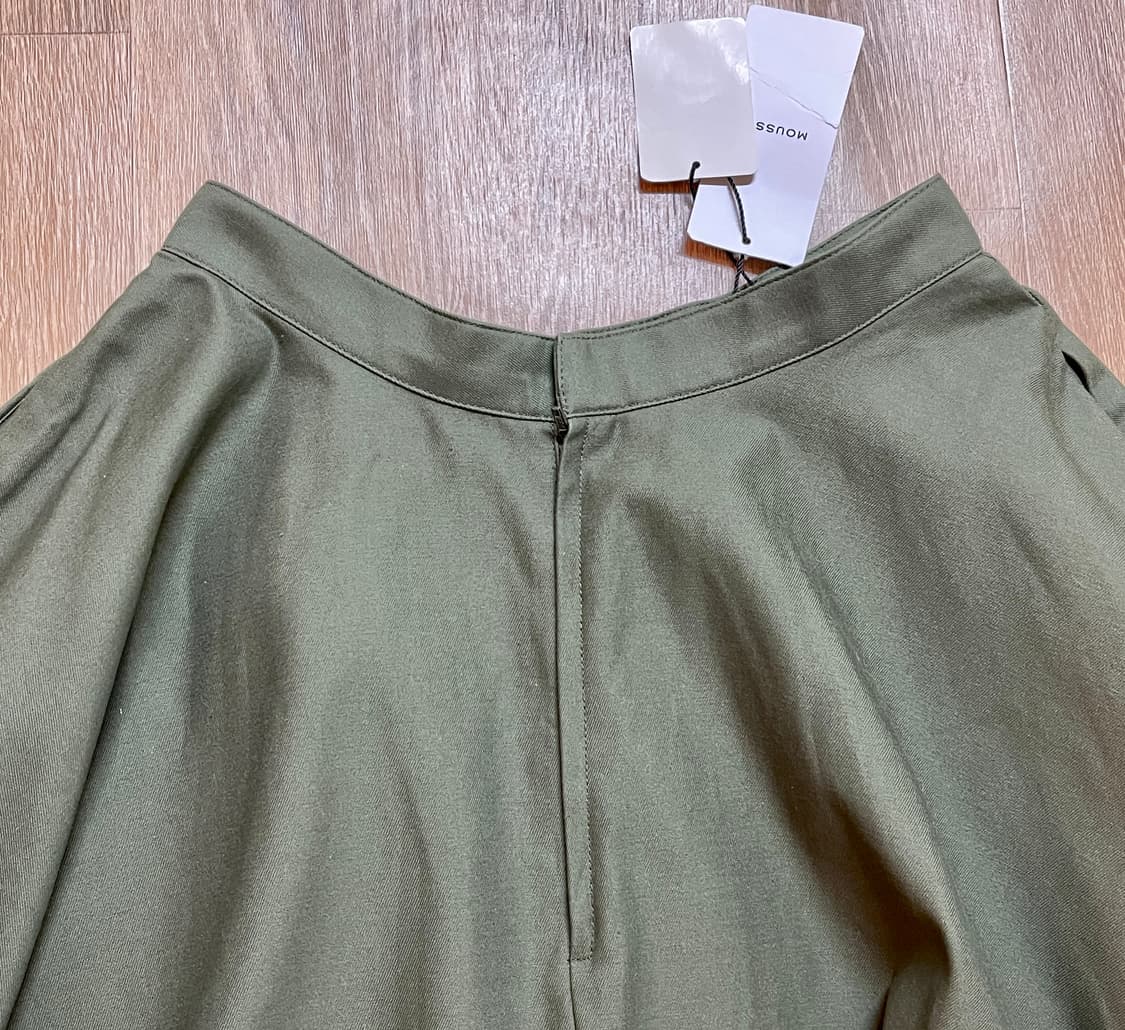 MOUSSY마우지하이웨이스트 코튼 플레어 롱 스커트 S사이즈 상품이미지5